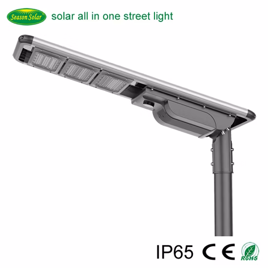 Günstige Solar-Straßenlaternen für den Außenbereich mit LED-Lampe und Mastdesign, bester Preis, 200 Watt, hohes Lumen, 30 W LED, hocheffizient, angemessener Preis